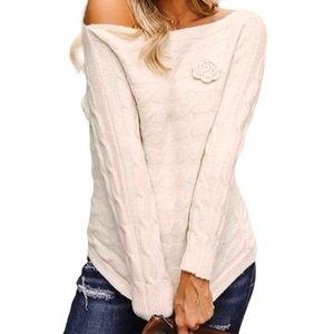 Military Hippie batwing sleeve sweater